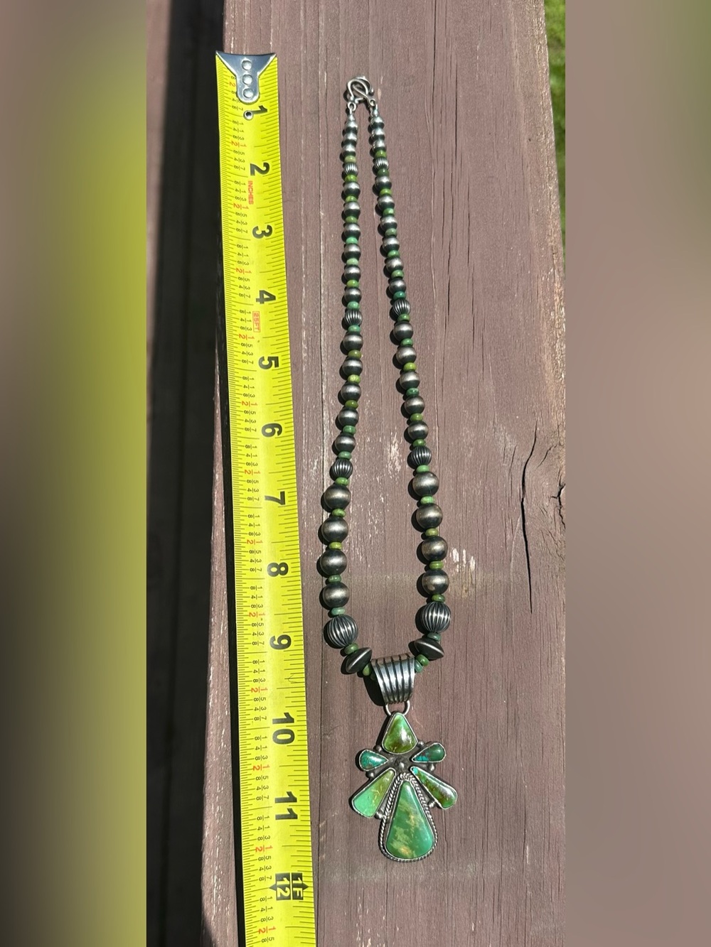 LaRose Ganadonegro Royston Turquoise Necklace - Picture 10 of 10